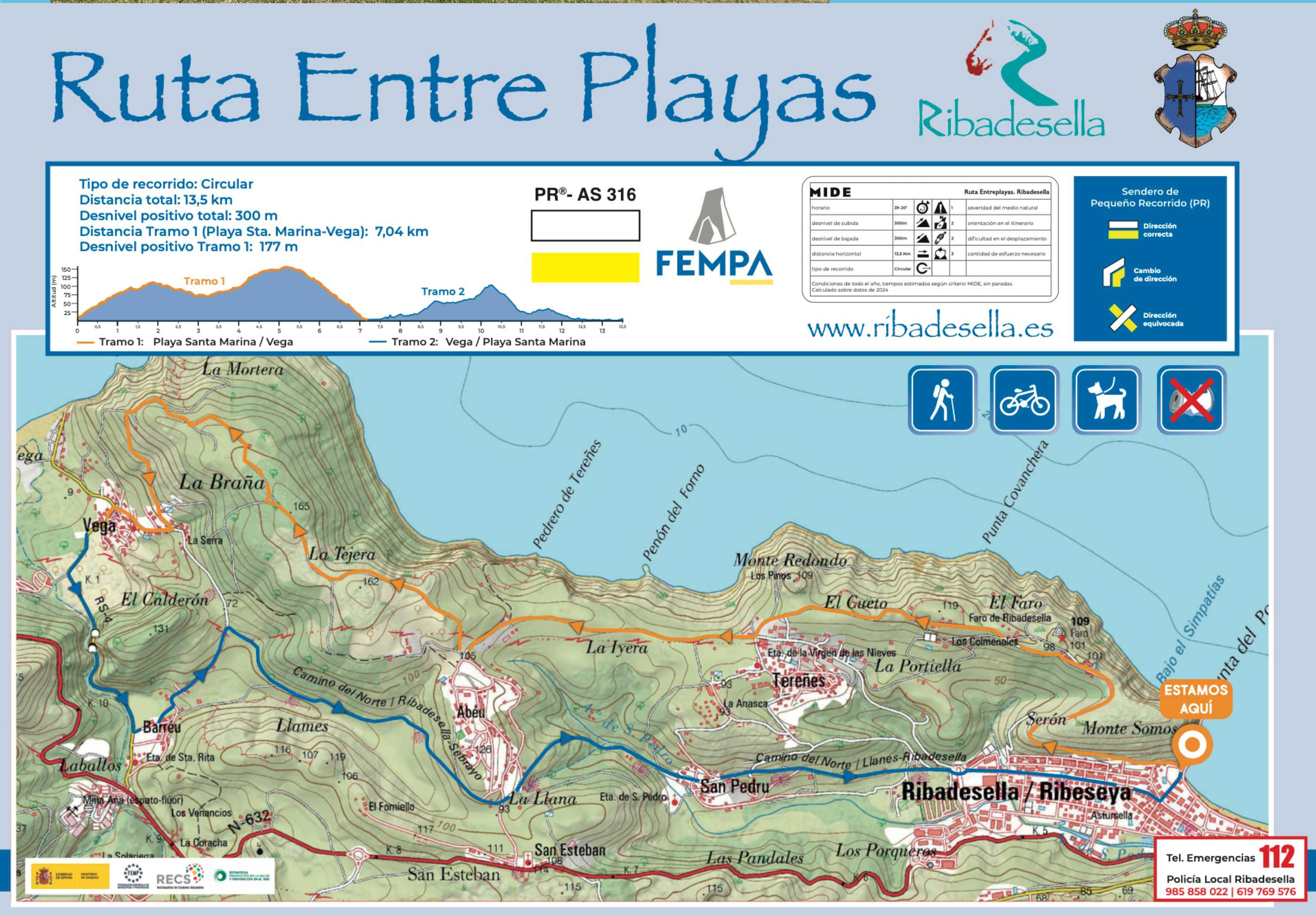 PR-AS 316 Ruta entre playas